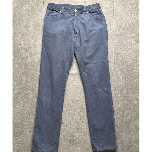 Brunello Cucinelli Men´s Blue Corduroy Pants Size 48...